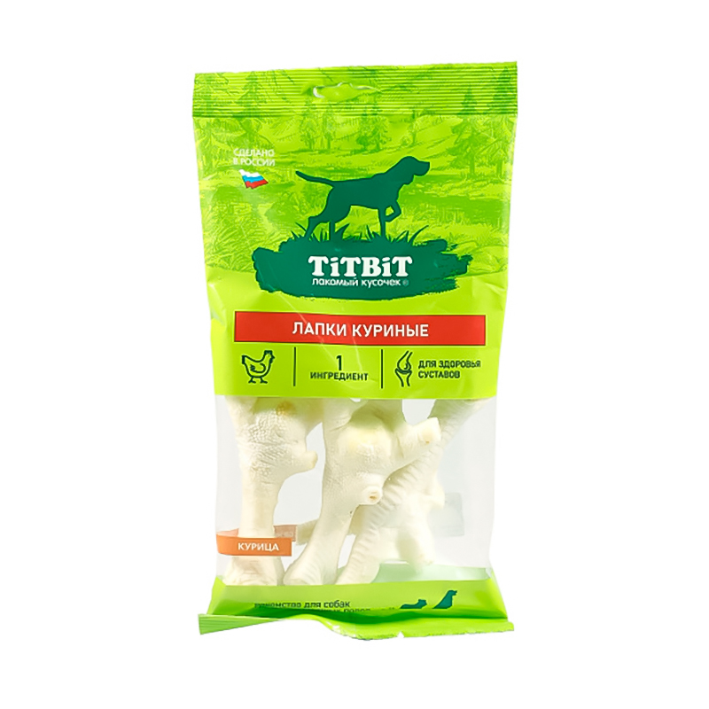 TITBIT Лапки куриные, мягкая упаковка
