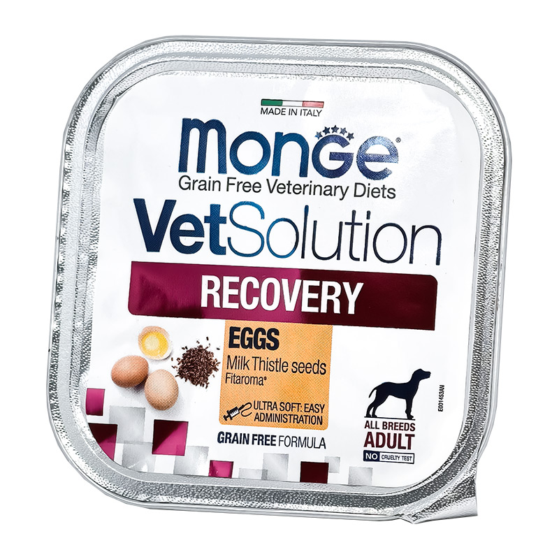 Monge VetSolution Dog Recovery диета для собак Рекавери, ламистер 150 г