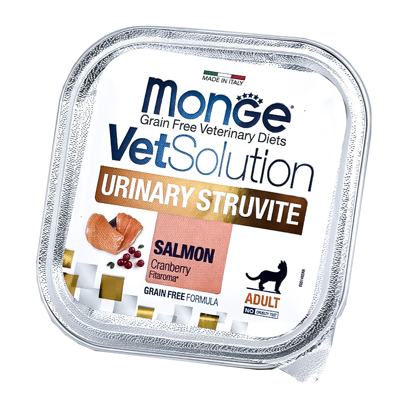 Monge VetSolution Cat Urinary Struvite, диета для кошек Уринари Струвит, ламистер 100 г